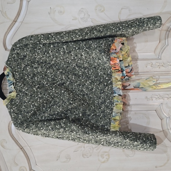 Dolce & Gabbana Boucle Alpaca/Wool and Silk Lined Jacket sz 40 - Picture 7 of 11